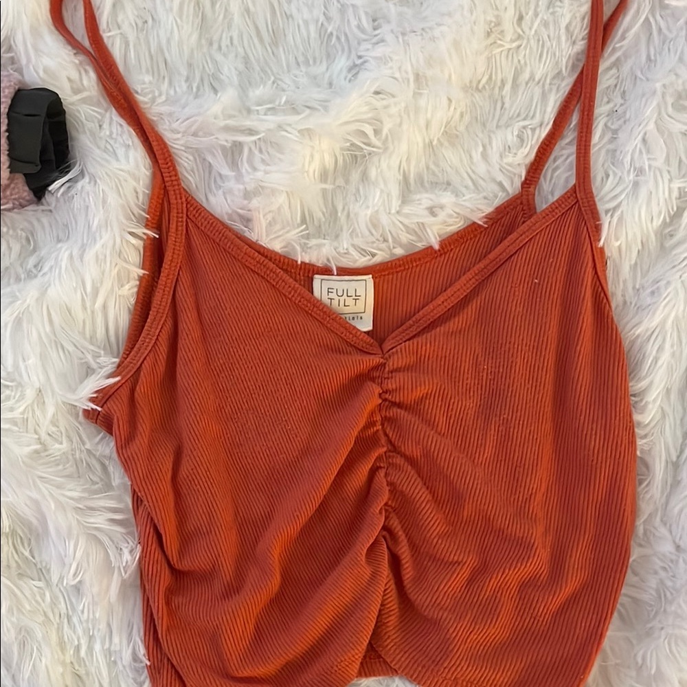 Full Tilt Women's Orange Top